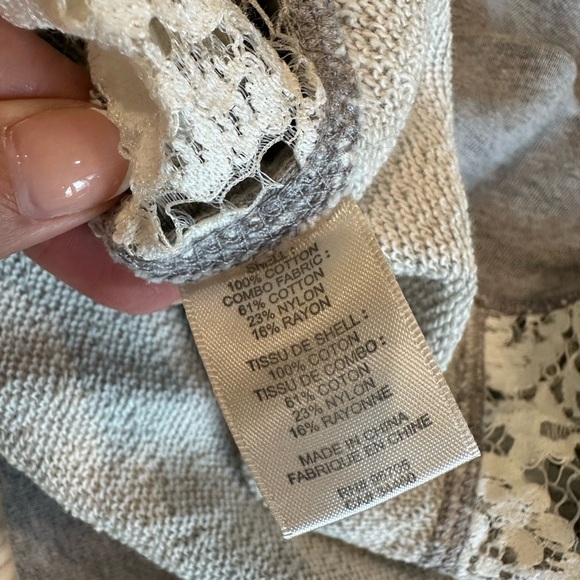 Rebecca Taylor Lace Detail Sweatshirt - Picture 7 of 7